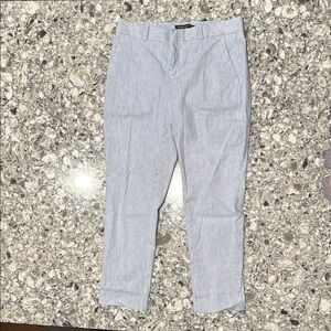 Banana Republic Blue and White Striped Pants EUC